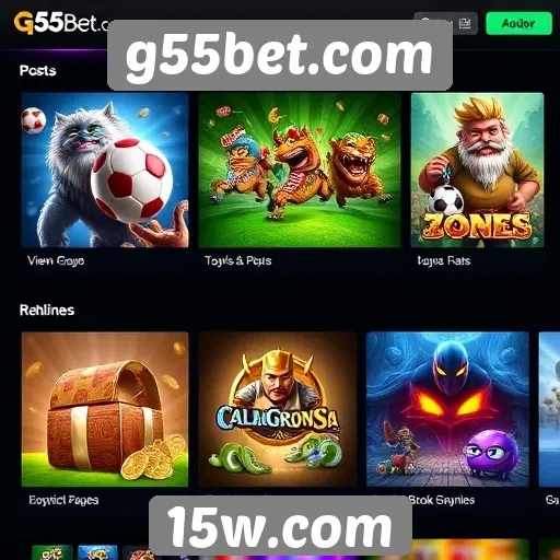 Análise das opções de jogos disponíveis no g55bet